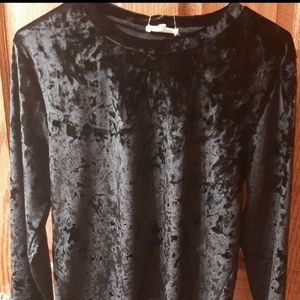 Velvet long sleeve